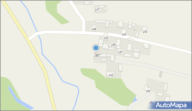 Zdziechowice Pierwsze, Zdziechowice Pierwsze, 158, mapa Zdziechowice Pierwsze