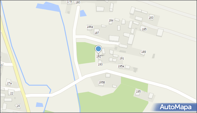 Zdziechowice Pierwsze, Zdziechowice Pierwsze, 192, mapa Zdziechowice Pierwsze