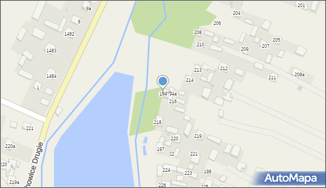 Zdziechowice Pierwsze, Zdziechowice Pierwsze, 194, mapa Zdziechowice Pierwsze