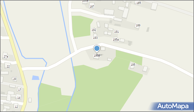 Zdziechowice Pierwsze, Zdziechowice Pierwsze, 195B, mapa Zdziechowice Pierwsze