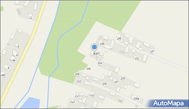 Zdziechowice Pierwsze, Zdziechowice Pierwsze, 203, mapa Zdziechowice Pierwsze