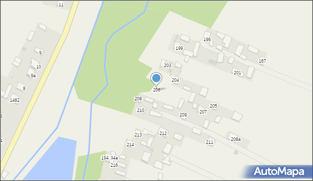 Zdziechowice Pierwsze, Zdziechowice Pierwsze, 206, mapa Zdziechowice Pierwsze