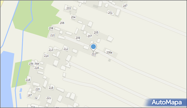 Zdziechowice Pierwsze, Zdziechowice Pierwsze, 211, mapa Zdziechowice Pierwsze