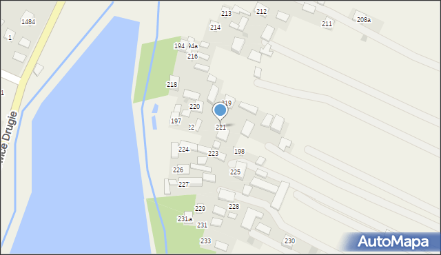 Zdziechowice Pierwsze, Zdziechowice Pierwsze, 221, mapa Zdziechowice Pierwsze