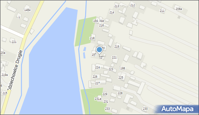 Zdziechowice Pierwsze, Zdziechowice Pierwsze, 222, mapa Zdziechowice Pierwsze