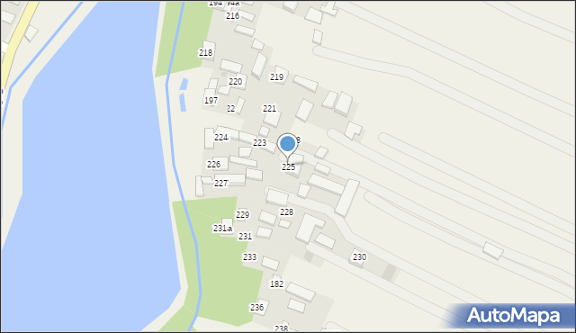 Zdziechowice Pierwsze, Zdziechowice Pierwsze, 225, mapa Zdziechowice Pierwsze