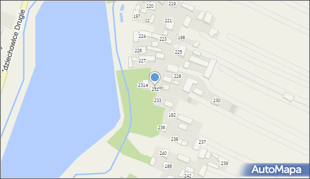 Zdziechowice Pierwsze, Zdziechowice Pierwsze, 231, mapa Zdziechowice Pierwsze