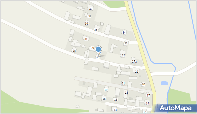 Zdziechowice Pierwsze, Zdziechowice Pierwsze, 27, mapa Zdziechowice Pierwsze