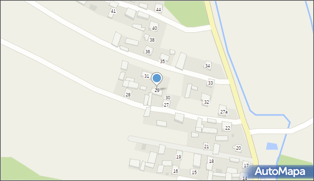 Zdziechowice Pierwsze, Zdziechowice Pierwsze, 29, mapa Zdziechowice Pierwsze