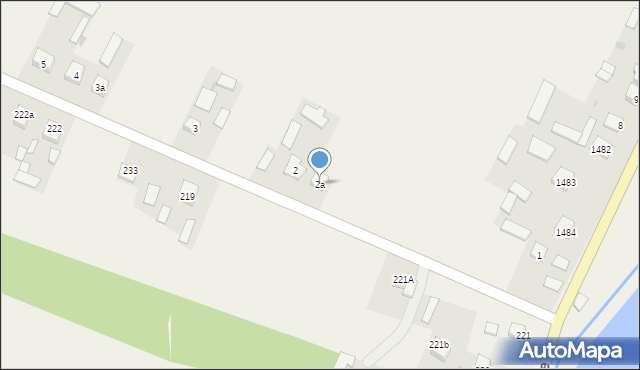 Zdziechowice Pierwsze, Zdziechowice Pierwsze, 2a, mapa Zdziechowice Pierwsze