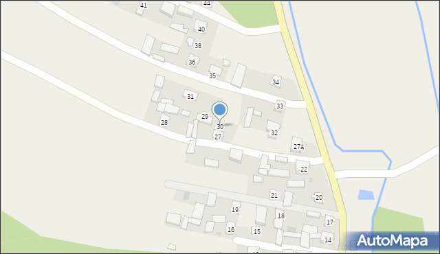 Zdziechowice Pierwsze, Zdziechowice Pierwsze, 30, mapa Zdziechowice Pierwsze