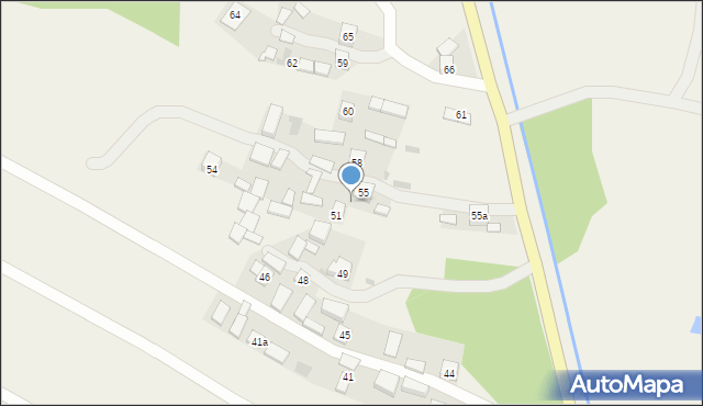 Zdziechowice Pierwsze, Zdziechowice Pierwsze, 53, mapa Zdziechowice Pierwsze