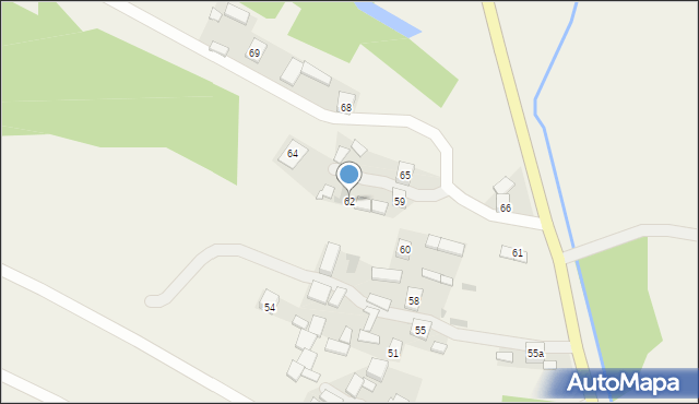 Zdziechowice Pierwsze, Zdziechowice Pierwsze, 62, mapa Zdziechowice Pierwsze