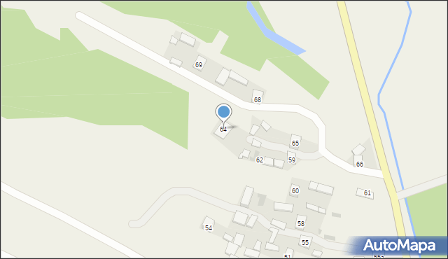 Zdziechowice Pierwsze, Zdziechowice Pierwsze, 64, mapa Zdziechowice Pierwsze