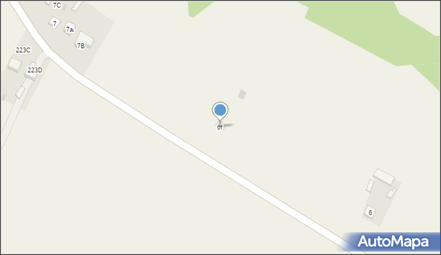 Zdziechowice Pierwsze, Zdziechowice Pierwsze, 6f, mapa Zdziechowice Pierwsze