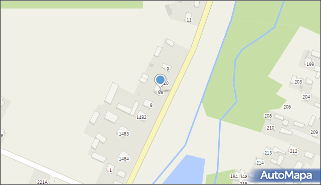 Zdziechowice Pierwsze, Zdziechowice Pierwsze, 9a, mapa Zdziechowice Pierwsze