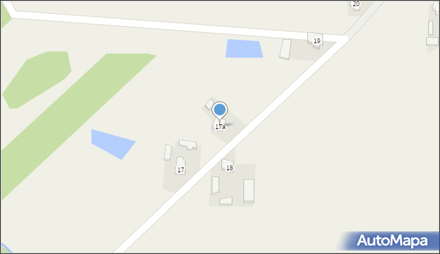 Zdzierczyzna, Zdzierczyzna, 17a, mapa Zdzierczyzna