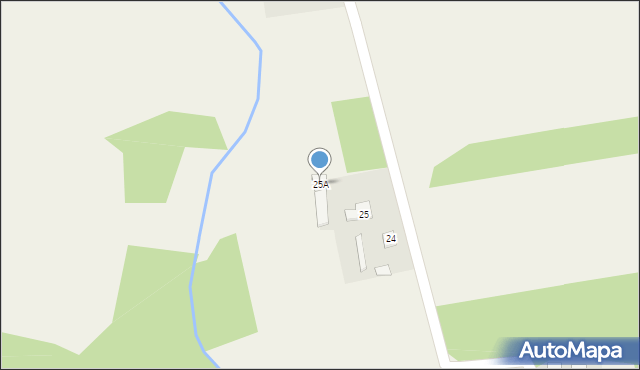 Zdzierczyzna, Zdzierczyzna, 25A, mapa Zdzierczyzna