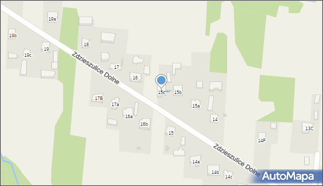 Zdzieszulice Dolne, Zdzieszulice Dolne, 15c, mapa Zdzieszulice Dolne
