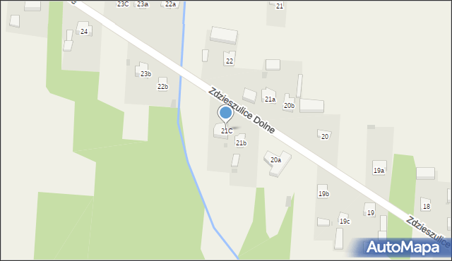 Zdzieszulice Dolne, Zdzieszulice Dolne, 21C, mapa Zdzieszulice Dolne