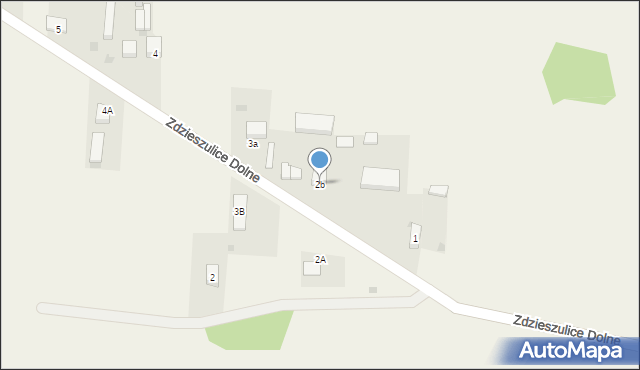 Zdzieszulice Dolne, Zdzieszulice Dolne, 2b, mapa Zdzieszulice Dolne