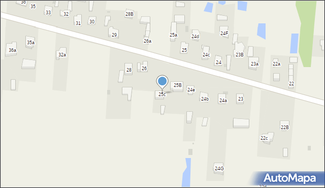 Zdzieszulice Górne, Zdzieszulice Górne, 25c, mapa Zdzieszulice Górne