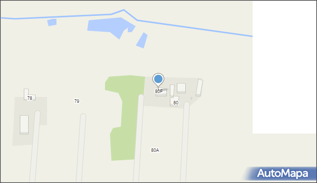 Zdzieszulice Górne, Zdzieszulice Górne, 80F, mapa Zdzieszulice Górne