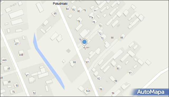 Zdziłowice Czwarte, Zdziłowice Czwarte, 71, mapa Zdziłowice Czwarte