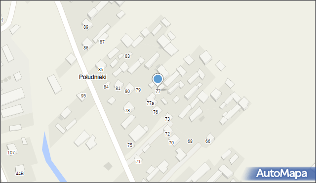 Zdziłowice Czwarte, Zdziłowice Czwarte, 77, mapa Zdziłowice Czwarte