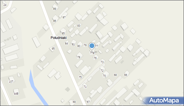 Zdziłowice Czwarte, Zdziłowice Czwarte, 77a, mapa Zdziłowice Czwarte