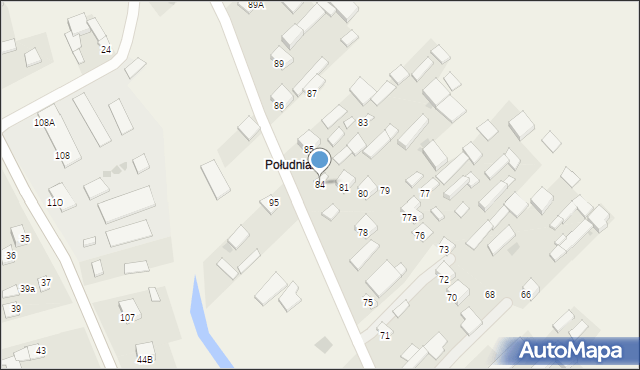 Zdziłowice Czwarte, Zdziłowice Czwarte, 84, mapa Zdziłowice Czwarte