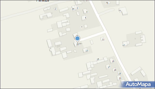 Zdziłowice Drugie, Zdziłowice Drugie, 10, mapa Zdziłowice Drugie