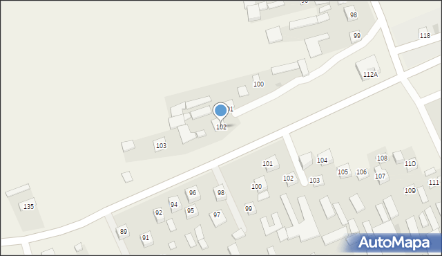 Zdziłowice Drugie, Zdziłowice Drugie, 102, mapa Zdziłowice Drugie