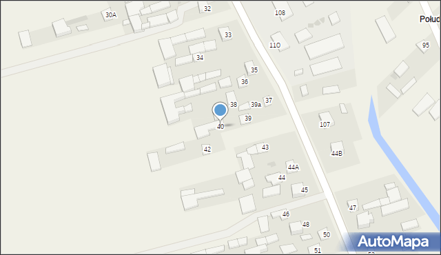 Zdziłowice Drugie, Zdziłowice Drugie, 40, mapa Zdziłowice Drugie