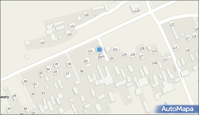 Zdziłowice Trzecie, Zdziłowice Trzecie, 102, mapa Zdziłowice Trzecie