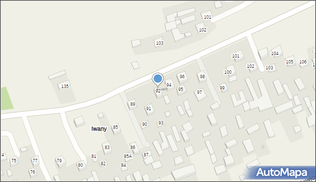 Zdziłowice Trzecie, Zdziłowice Trzecie, 92, mapa Zdziłowice Trzecie