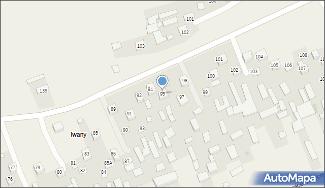 Zdziłowice Trzecie, Zdziłowice Trzecie, 95, mapa Zdziłowice Trzecie