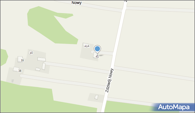 Zdziwój Nowy, Zdziwój Nowy, 41, mapa Zdziwój Nowy