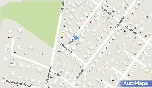 Zgierz, Zduńska, 4, mapa Zgierz