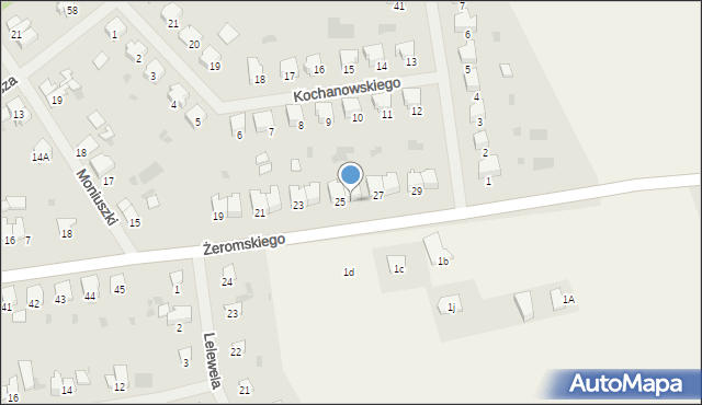 Bartoszyce, Żeromskiego Stefana, 26, mapa Bartoszyce