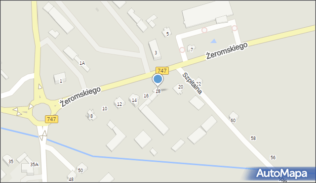 Bełżyce, Żeromskiego Stefana, 18, mapa Bełżyce