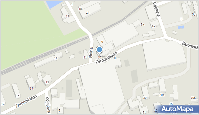 Bielawa, Żeromskiego Stefana, 10, mapa Bielawa