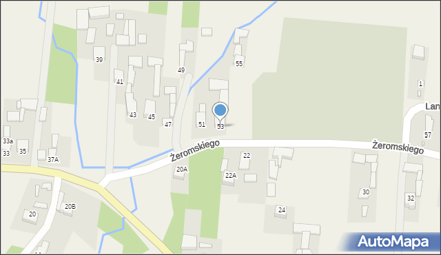 Bieliny, Żeromskiego Stefana, 53, mapa Bieliny
