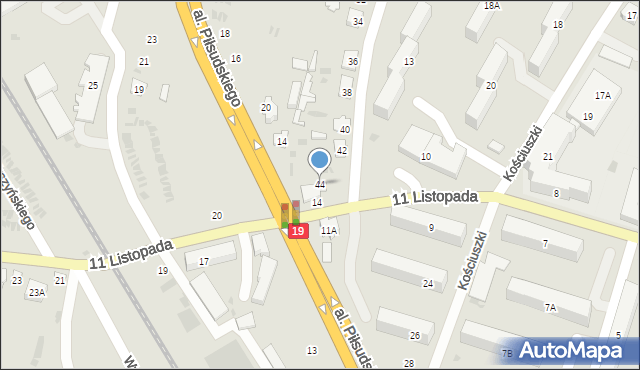 Bielsk Podlaski, Żeromskiego Stefana, 44, mapa Bielsk Podlaski