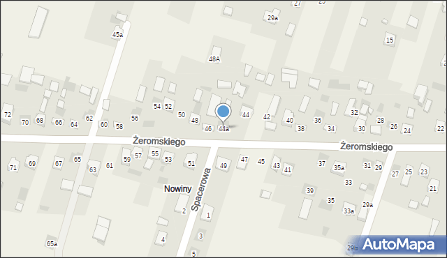 Bilcza, Żeromskiego Stefana, 44a, mapa Bilcza