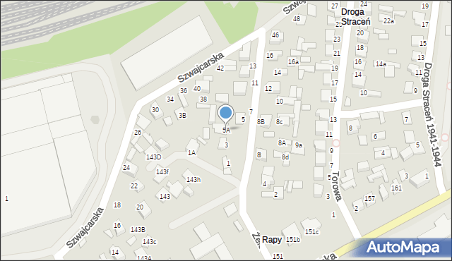 Biłgoraj, Żelezika-Studenta Henryka, 5A, mapa Biłgoraj