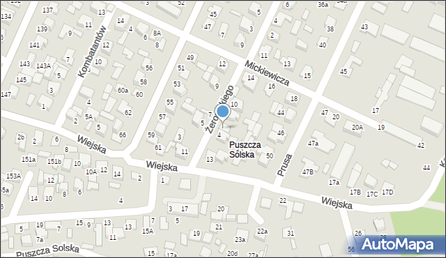 Biłgoraj, Żeromskiego Stefana, 6, mapa Biłgoraj