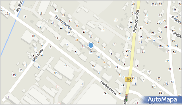 Bochnia, Żeromskiego Stefana, 10, mapa Bochni