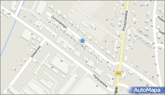 Bochnia, Żeromskiego Stefana, 12, mapa Bochni