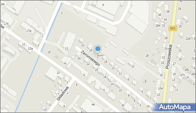 Bochnia, Żeromskiego Stefana, 17, mapa Bochni